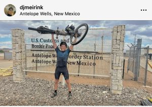 Dirk-Jan Meirink fietst en finisht Tour Divide 2025