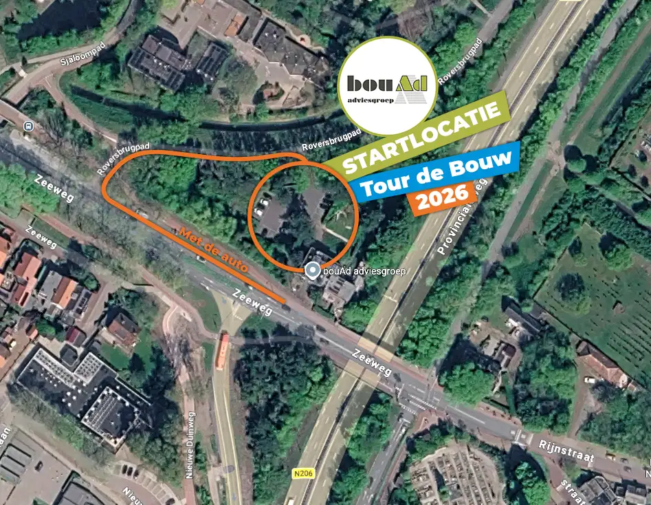 Tour de Bouw 2026 startlocatie bouAd Adviesgroep