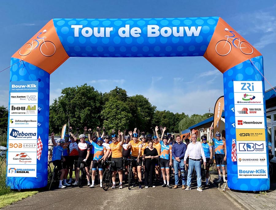 Tour de Bouw Start- Finishboog