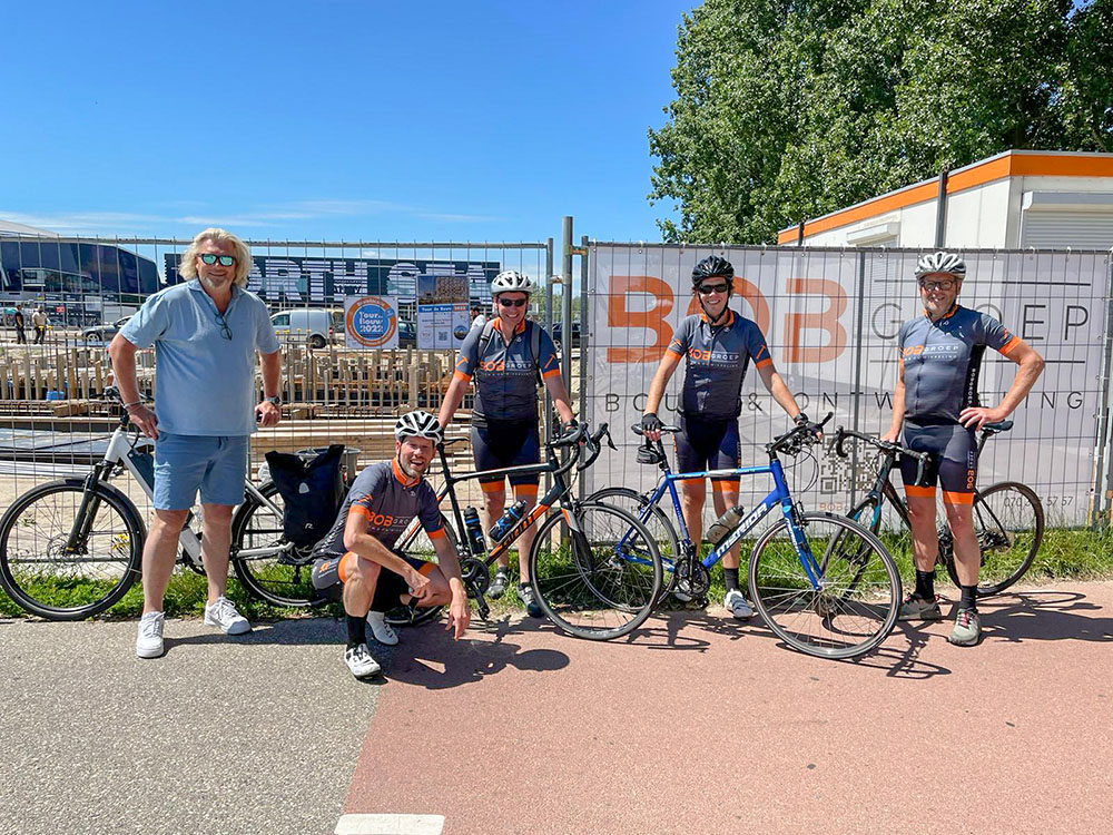 Tour de Bouw 2020  Van der Wiel Bouw in Noordwijk