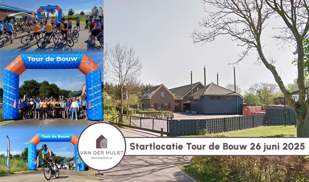 Tour de Bouw 2025 Startlocatie - Van der Hulst Bouwbedrijf Lisse
