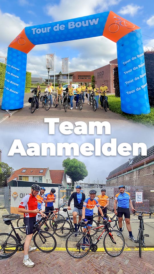 Tour de Bouw aanmelden Team