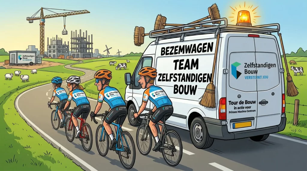 Koen Dijkstra - Zelfstandigen Bouw - Tour de Bouw - Bezemwagen